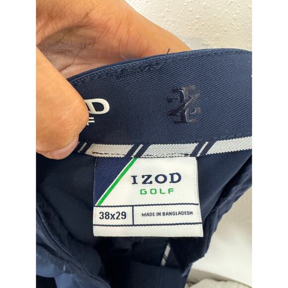 Izod Golf Navy Stretch Pants Men’s 38x29 - Picture 3 of 5